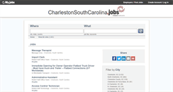 Desktop Screenshot of charlestonsouthcarolina.jobs